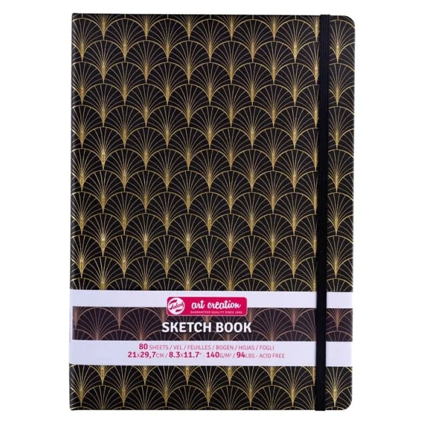 Talens Art Creation Sketchbook Sert Kapak Eskiz Defteri 140 Gr 21X29,7 Cm 80 Yp Art Deco - Görsel 2