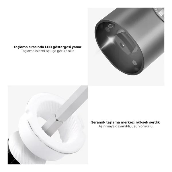 Neutron NTL-0106 2'li Otomatik Pilli Baharat Öğütücü - Görsel 5