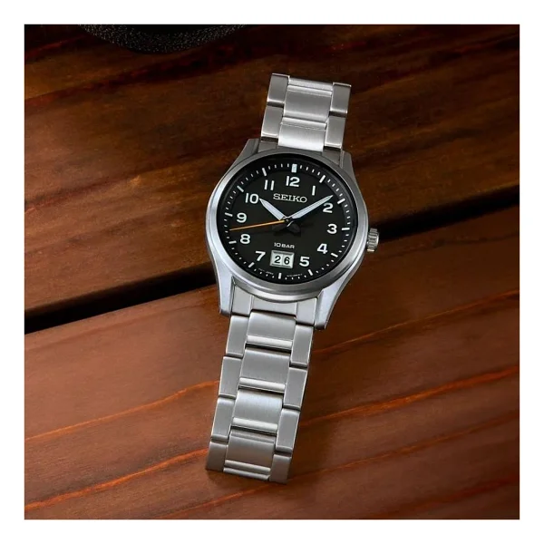 Seiko SUR569 Çelik Kordon Erkek Kol Saati - Görsel 4