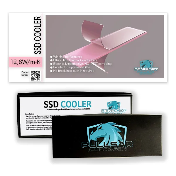 Pullsar SSD Cooler - (2cmx10cm) 1.00MM 12.8W/M-K M.2 SSD Soğutucu Üstün Soğutma Performansı ve Güvenilirlik - Görsel 5
