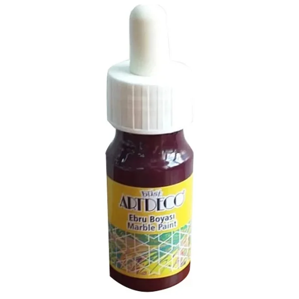 Artdeco 016b Ebru Boyası 48 Mürdüm 30ml - Görsel 2