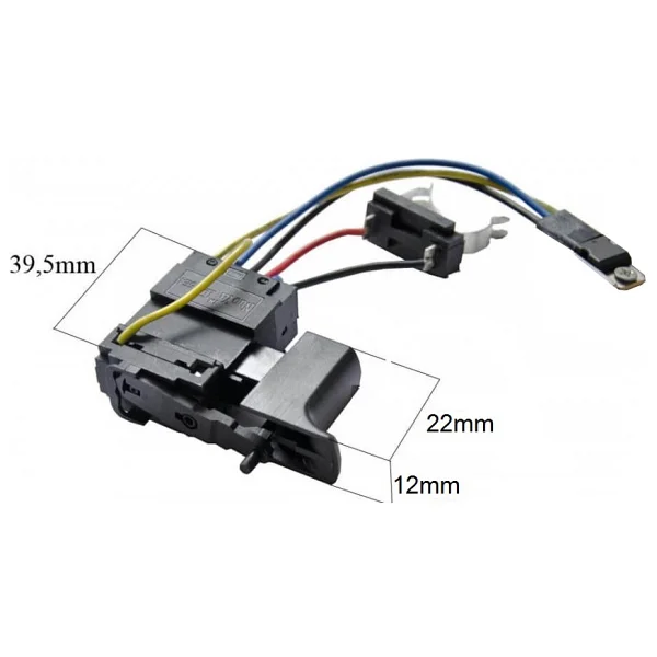 Depolife Elektronik Hız Kontrol Tetik Dc Motor Şarjlı Matkap Tetiği Sağ Sol Dönüşümlü Anahtarlı - Görsel 9