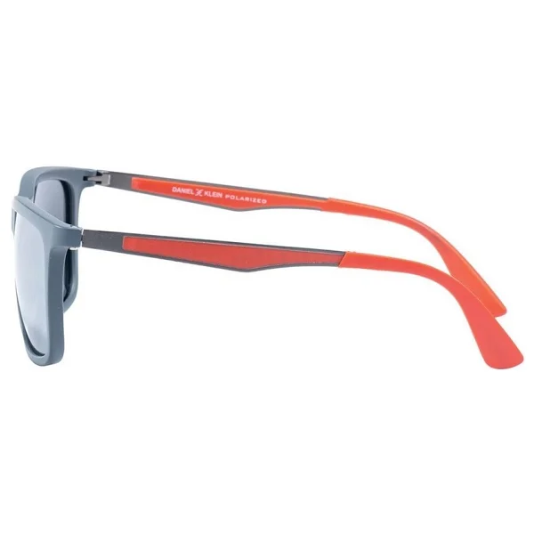 Daniel Klein Dk3206-4 Gri Aynalı Polarize Camlı Erkek Güneş Gözlüğü - Görsel 3