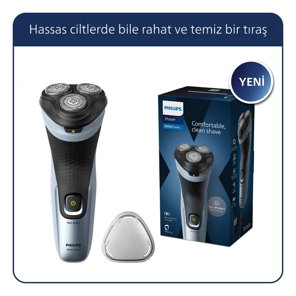 Philips 3000X Serisi X3063/00 Islak Kuru Tıraş Makinesi - Görsel 3