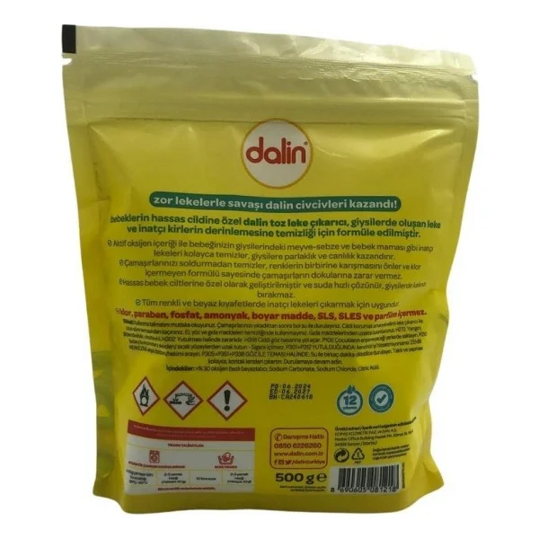 Dalin Toz Leke Çıkarıcı 500 gr - Görsel 2