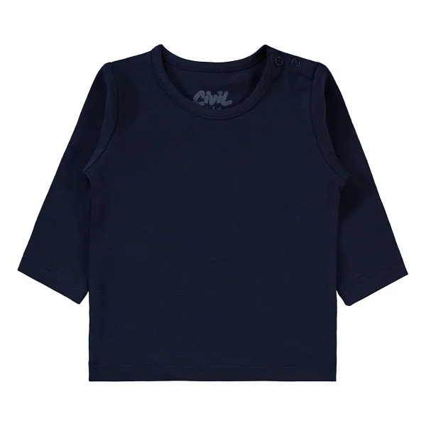 Civil Baby Kız Bebek Sweatshirt 6-18 Ay Lacivert - 18 - 24 Ay - Görsel 3