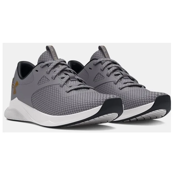 Under Armour Charged Aurora 2 3025060-105 Gri Kadın Spor Ayakkabı - Görsel 5