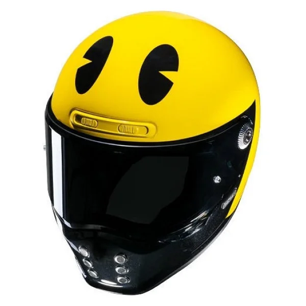 HJC V10 Pac-Man Full Face Motor Kaskı - Görsel 5