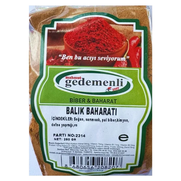 Gedemenli MAKARNA VE PİZZA BAHARATI 500 GR - Görsel 3
