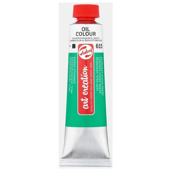 Talens Art Creation 40 ml Yağlı Boya 615 Emerald Green - Görsel 2