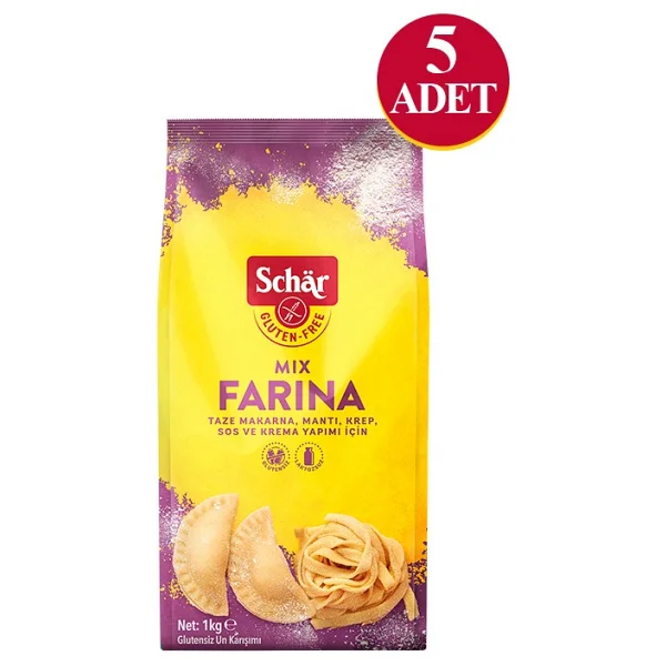 Schar 1 kg 5'li Farina Çok Amaçlı Glutensiz Un - Görsel 7