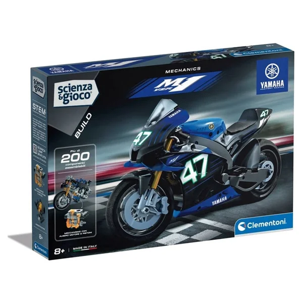 Clementoni Mechanics Yamaha Vzr Motosiklet Kit Bilim Oyun Seti - Görsel 2