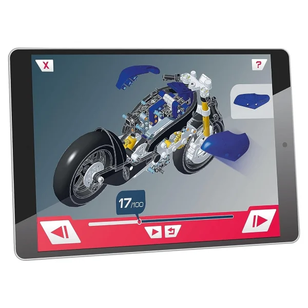 Clementoni Mechanics Yamaha Vzr Motosiklet Kit Bilim Oyun Seti - Görsel 5