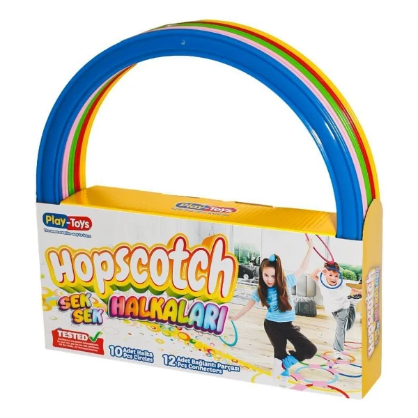 Play-Toys Halka Seksek Eğlenceli Oyun 3+ Yaş İçin Renkli Parçalarla Geliştirici Aktivite - Görsel 5