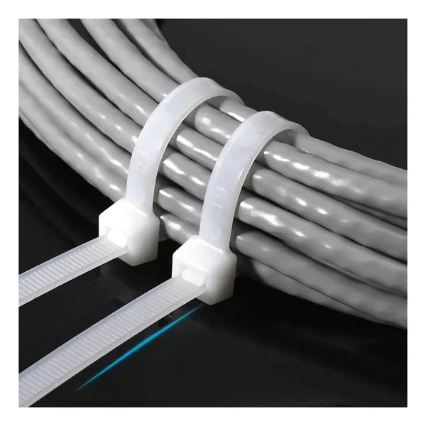 Master 505358 Plastik Kablo Bağı Cırt Kelepçe 4.8X200 mm Beyaz (100 Adet) - Görsel 5