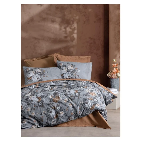 Cotton Box Lenora Kahve Çift Kişilik Nevresim Takımı - Görsel 4