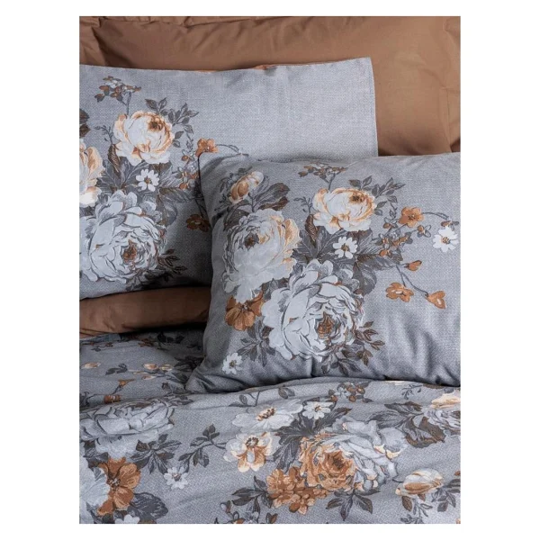 Cotton Box Lenora Kahve Çift Kişilik Nevresim Takımı - Görsel 5