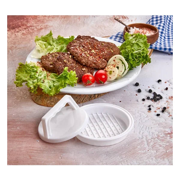 Rotanev Hamburger ve Köfte Kalıbı Köfte Presi Şekillendirici Burger Press Pratik Köfte Yapma Aparatı - Görsel 4