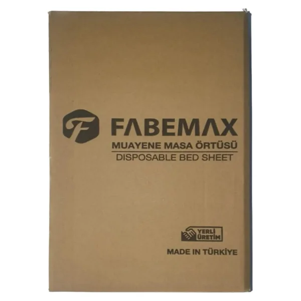 Fabemax Lamineli Muayene Masa Örtüsü Sedye Örtüsü Masaj Örtüsü Rulo Sıvı Geçirmez Yatak Örtüsü Beyaz Rulo - 6 Adet - Görsel 5