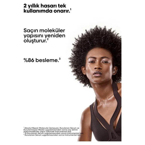 L'Oreal Paris Professionnel Absolut Repair Molecular 300 ml Sülfatsız Şampuan - Görsel 7