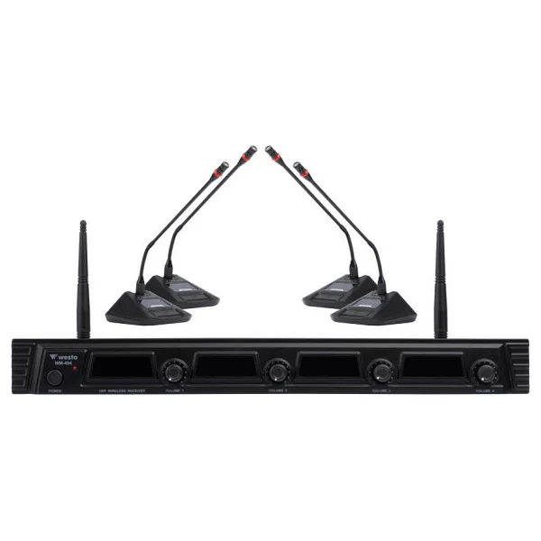 Westa WM-404C - 4 Kanal UHF Masa Mikrofon Seti - Görsel 2