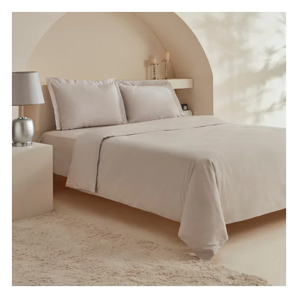Karaca Home White Collection Ina Percale Çift Kişilik Nevresim Takımı - Görsel 6