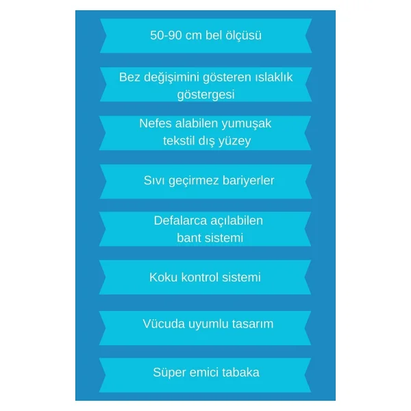 Dr. Pedical Belbantlı Küçük Boy S 30'lu 2 Adet Hasta Bezi - Görsel 2