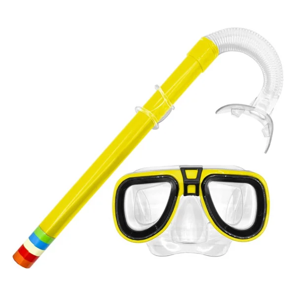 Vardem MonsterÇocuk - Kartela Maske Şnorkel Set Çocuk M301S01 - Sarı - Görsel 5