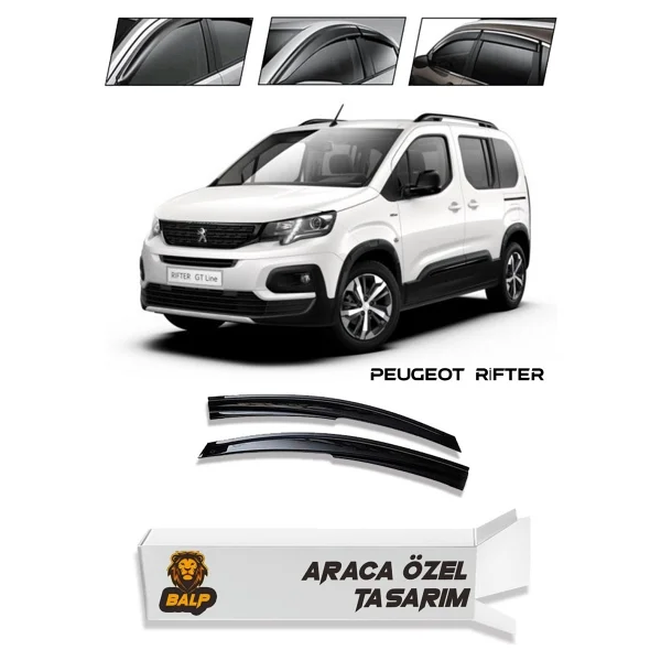 Balp Peugeot Rifter Cam Rüzgarlığı 2-Li - Görsel 3