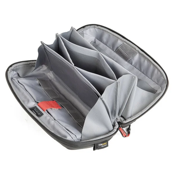 Wiwu Macbook Aksesuar Çantası Wiwu Warriors Tech Pouch x Pro Dupont Cordura 1000D Naylon Kumaş Siyah - Görsel 2