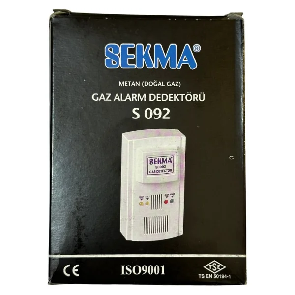 Sekma Doğal Gaz (Metan) Alarm Dedektörü S-092 - Görsel 5