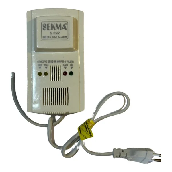 Sekma Doğal Gaz (Metan) Alarm Dedektörü S-092 - Görsel 2