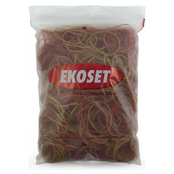 500 Adet Sarı Kırmızı Para Lastiği 70mm - Görsel 5