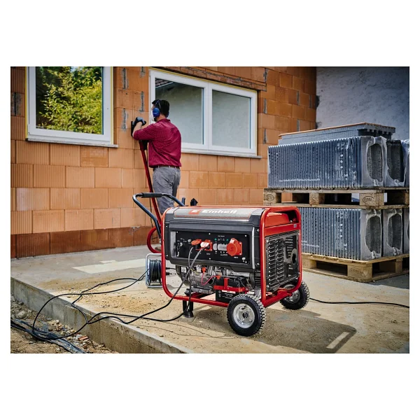 Einhell TC-PG 65/E5 8.1 kVA İpli/Marşlı Benzinli Jeneratör - Görsel 5
