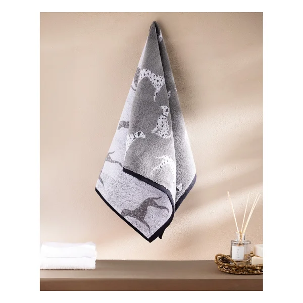 Dalmatien Ipliği Boyalı Yüz Havlusu - Somon - 50X85 cm - 50 x 85 cm - Görsel 9