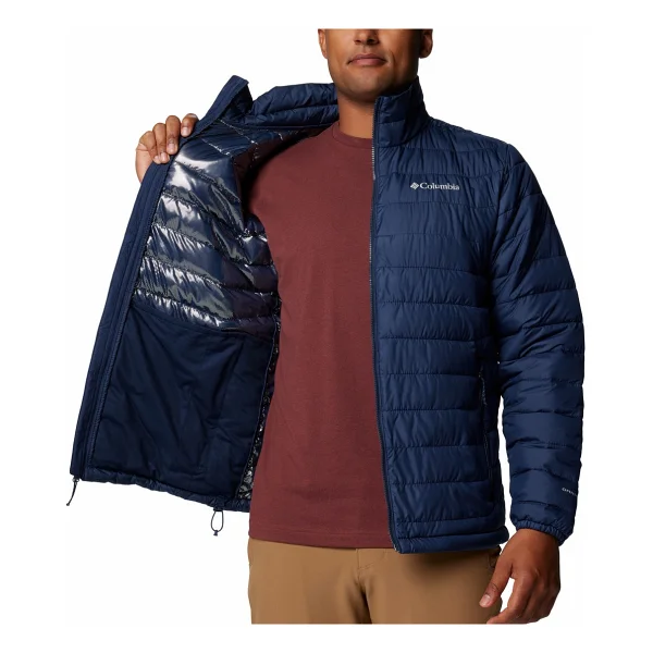 Columbia Powder Lite II WO7155-464 Lacivert Erkek Şişme Mont - Görsel 6