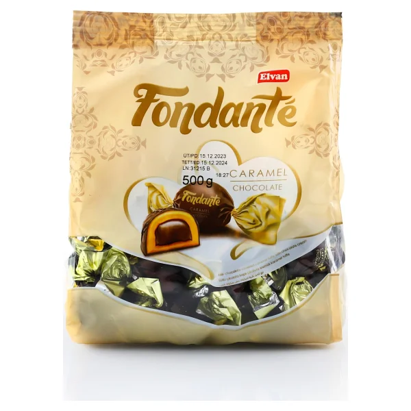 Elvan Fondante Caramel Toffee 500 gr - Görsel 2