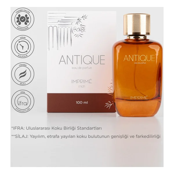 Imprime Antique EDP 100 ml Erkek Parfüm - Görsel 4