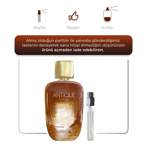 Imprime Antique EDP 100 ml Erkek Parfüm - Görsel 3