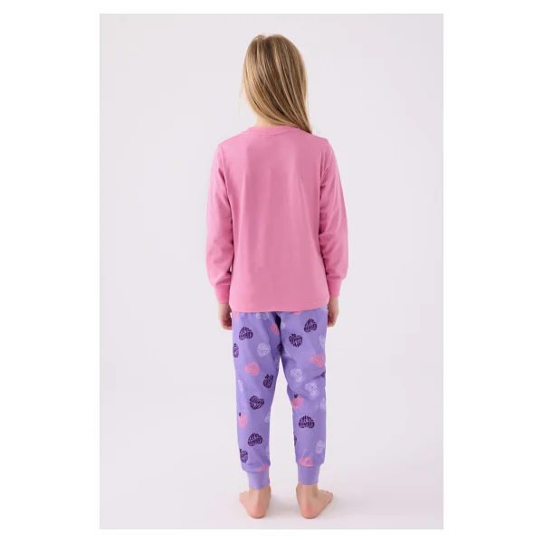 Rolypoly Kız Çocuk Pijama Takımı, Pembe, 6-7 Yaş - Görsel 5