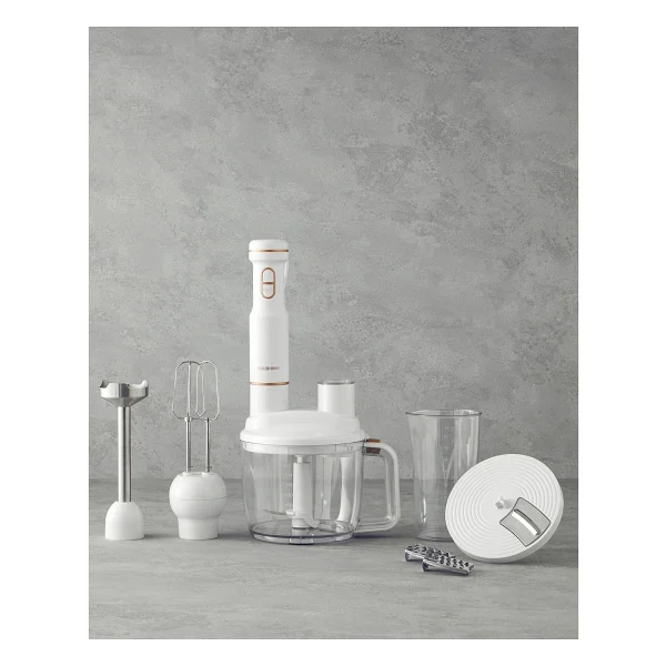 English Home RMB 3001 1500 W Beyaz Bakır Multi Blender Seti - Görsel 6