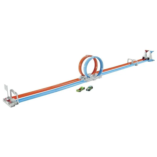 Hot Wheels Çift Çemberde Depar Pist Seti GFH85 - Görsel 8