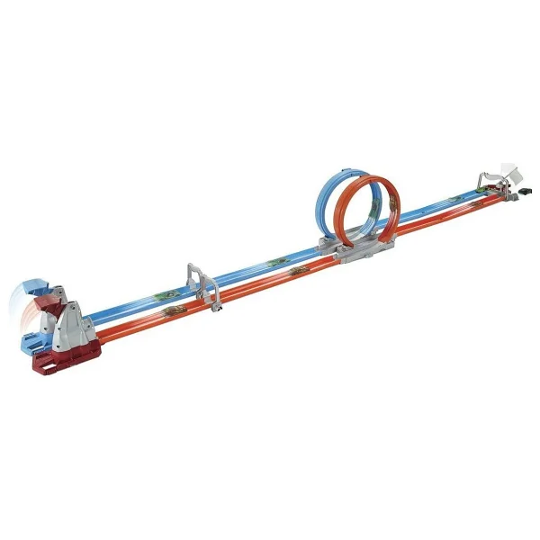 Hot Wheels Çift Çemberde Depar Pist Seti GFH85 - Görsel 9