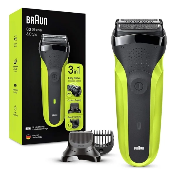 Braun Series 3 300 BT VTGRN Yeşil 3in1 Tıraş Makinesi - Görsel 6