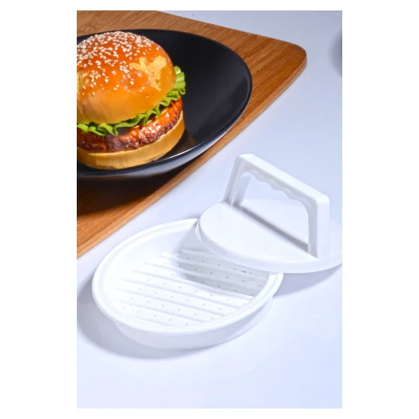 Rotanev Hamburger ve Köfte Kalıbı Köfte Presi Şekillendirici Burger Press Pratik Köfte Yapma Aparatı - Görsel 6