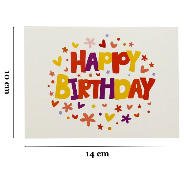 Repro Design 10X14 cm Doğum Günü Tebrik Kartı 10 Adet Model-10 - Görsel 2