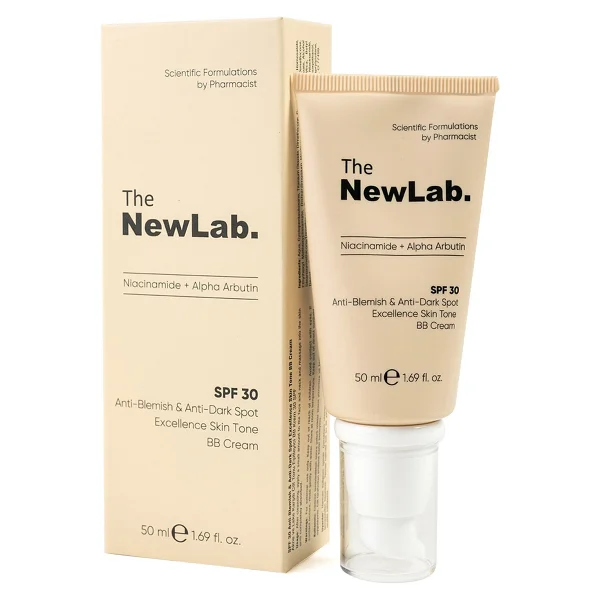 The NewLab Niacinamide Alpha Arbutin Akne Ve Leke Karşıtı Cilt Tonu Eşitleyici Spf 30 BB Krem 50 ml - Görsel 3