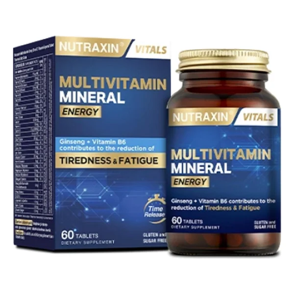 Nutraxin Multivitamin Mineral Energy 60 Tablet - Görsel 5