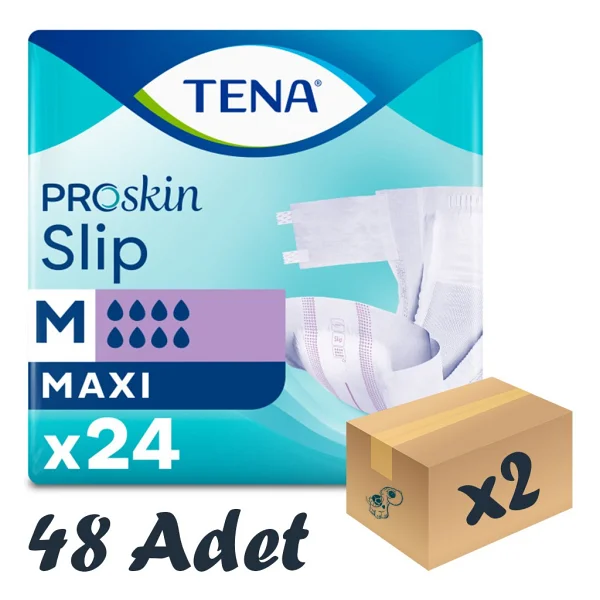 Tena Belbantlı Maxi 8 Damla Orta Boy M 24'lü 2 Adet Hasta Bezi - Görsel 2