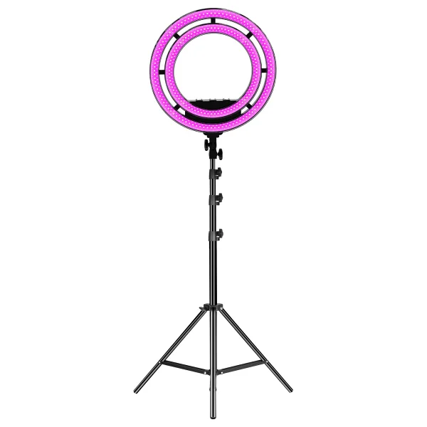 Gvm Ring 18 50W Rgb & Bi-Color LED Soft Çift Ring Işık - Görsel 6